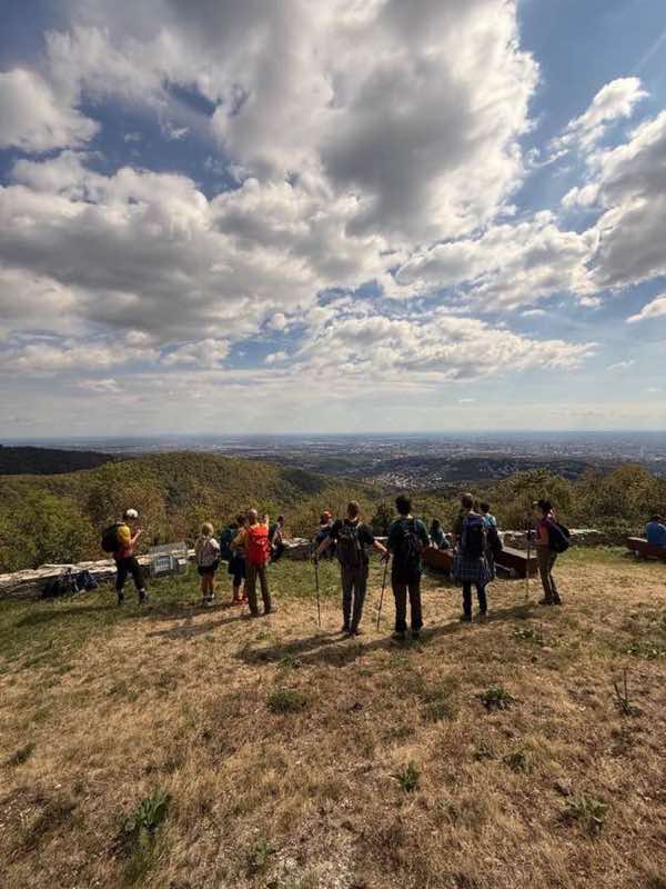 Pogled na Zagreb s vidikovca na Medvednici